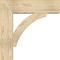 Ekena Millwork Thorton Block Rough Sawn Bracket w/ Offset Brace, Douglas Fir, 8"W x 28"D x 28"H BKT0806X28X28THR05RDF - alternate 3